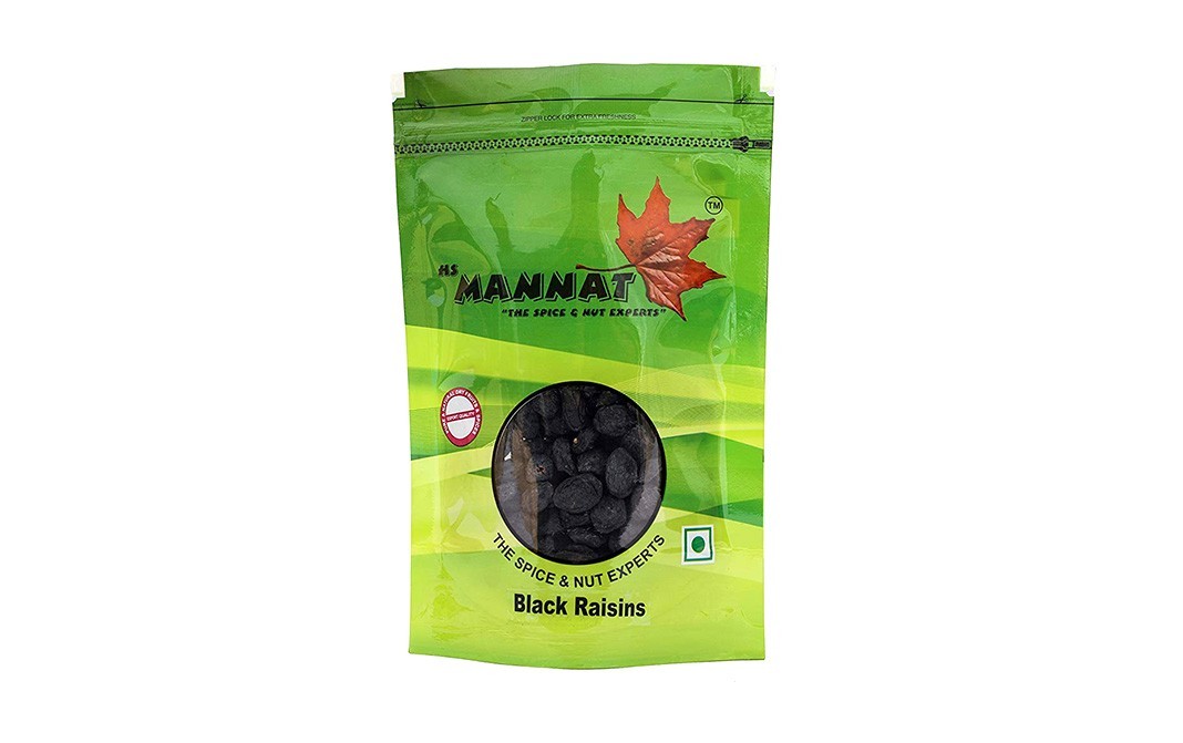 Mannat Black Raisins    Pack  200 grams